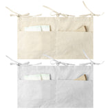 R HORSE 2Pcs Linen Baby Bedside Storage Bag