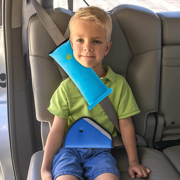 R HORSE 4Pack Seatbelt Pillow Car Seat Belt Covers for Kids, Blue Purp