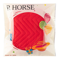 R HORSE 6Pcs Pot Holder with Pocket for Kitchen Red Green Pocket Pot Holder Set